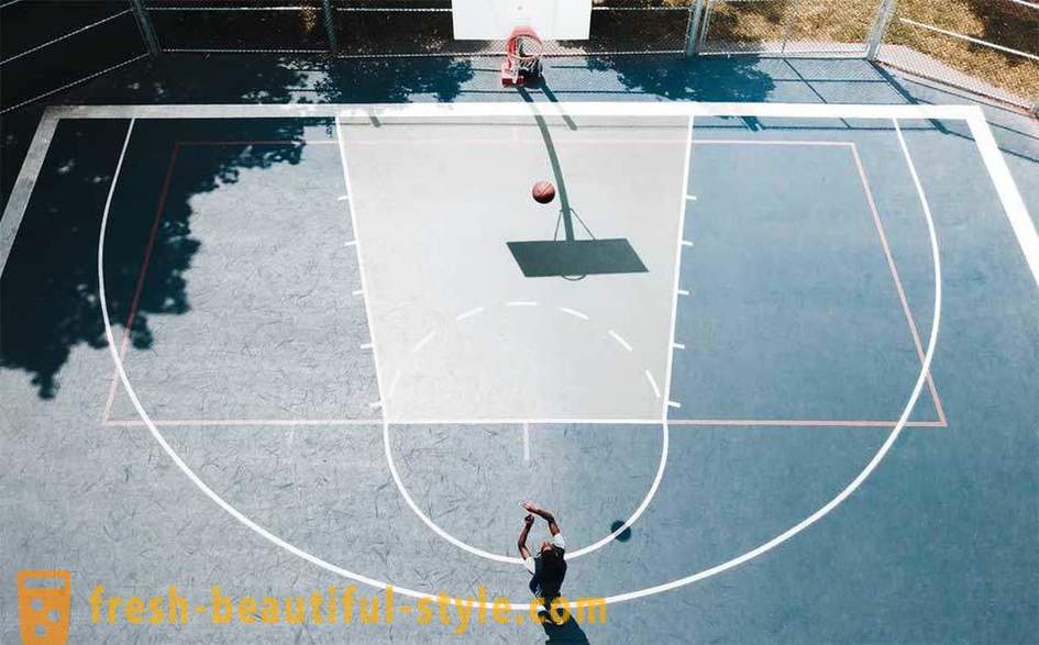Košarku: fotografije, veličina i karakteristike