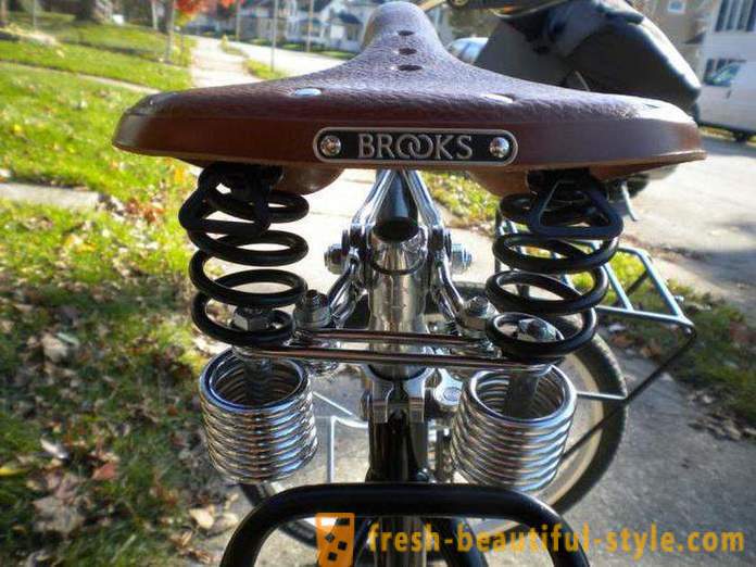Bicikl sedlo Brooks: pregled, značajke i prednosti