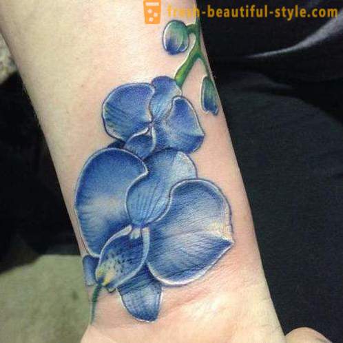 Cvijet tetovaža na zapešću za djevojčice. vrijednost