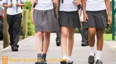 Školska suknje za mlade: modeli, stilova. Škola mode za mlade