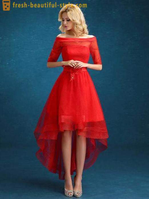 Crvena koktel haljina: kako odabrati i što će nositi