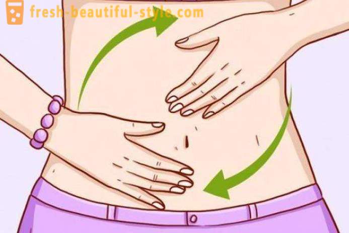 Self-masaža trbuha: uklanjanje masnih pregaču. Savjet učinkovite metode