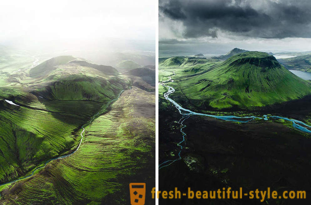 Pogled na Island iz zraka