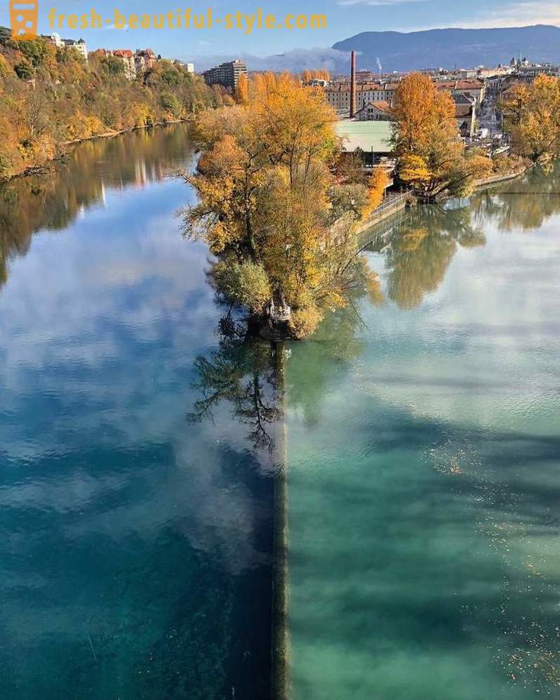 Mjesto susreta dviju rijeka s različitim bojama vode