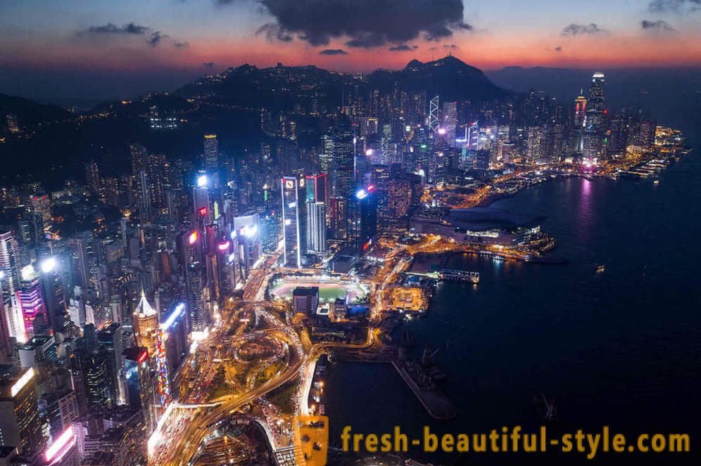 Hong Kong visokogradnje na fotografijama