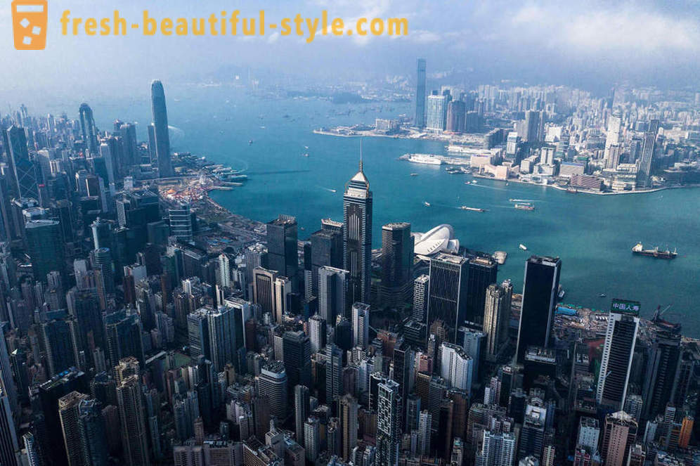 Hong Kong visokogradnje na fotografijama