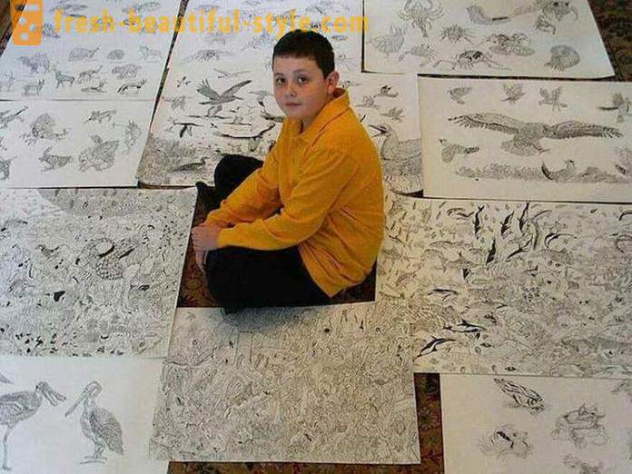 Srpski tinejdžer privlači zapanjujuće portrete životinja pomoću olovke ili kemijske olovke