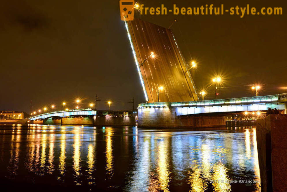 Magic ljepota St. Petersburgu mostova
