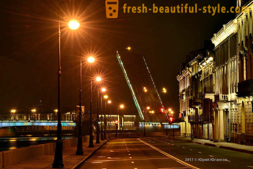 Magic ljepota St. Petersburgu mostova