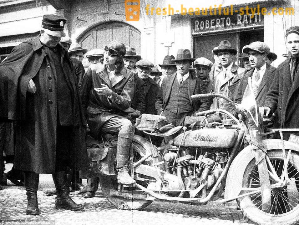 Indiana Jones u suknju: prva žena koja je voziti oko 80 zemalja u 1920