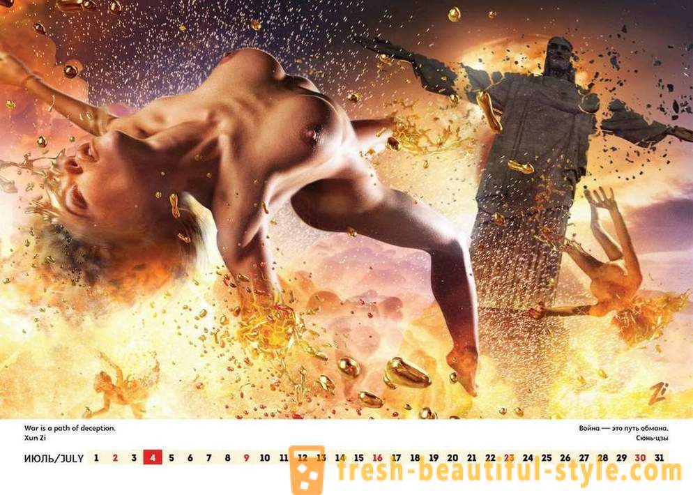 Showman Lucky Lee objavio erotski kalendar, pozivajući Rusije do Amerike i svijeta