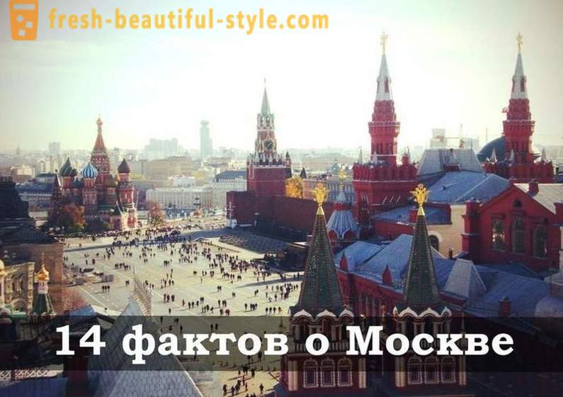 14 činjenice o Moskvi
