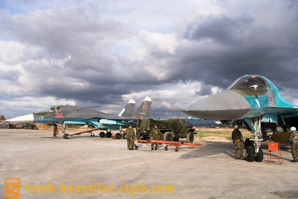 Rusko ratno zrakoplovstvo zrakoplovstvo baze u Siriji