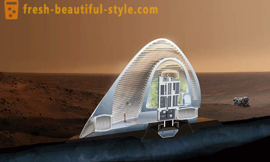 Kuća na Mars, koji je upravo u izgradnji
