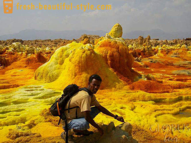Dallol vulkan u Etiopiji