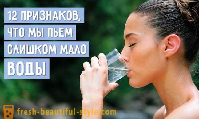 12 znakova da piju premalo vode
