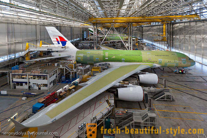 Kako izgraditi A380 i kako oni izgledaju iznutra