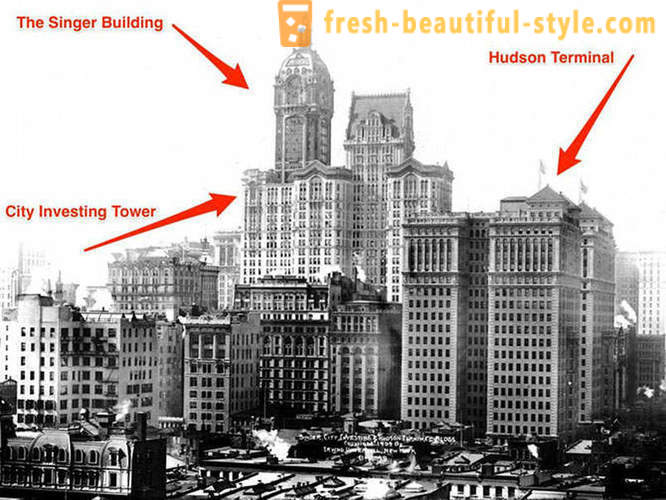 Prekrasna stara zgrada u New Yorku, koji više ne postoje