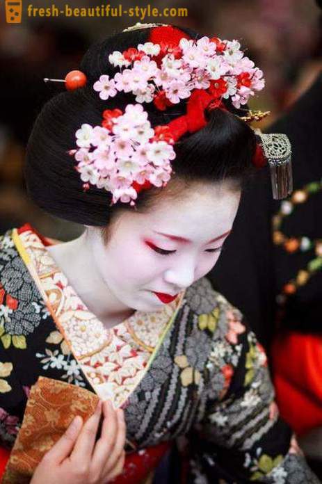 Japanski frizura za djevojčice. Tradicionalni japanski frizura