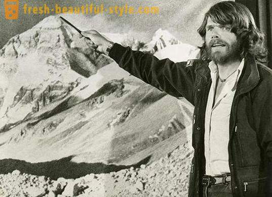 Planinarenje legenda Reinhold Messner: biografija