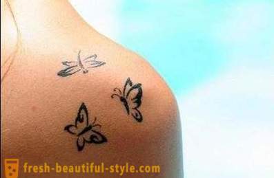 Mali tetovaže za djevojčice: razne opcije i mogućnosti nosive slike