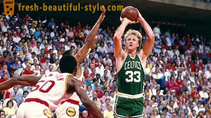 Larry Bird - legendarni košarkaš BC „Boston Celticsa”. Sportska karijera u NBA treniranju aktivnosti