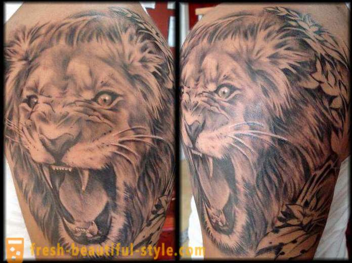 Značenje tatuirovki- „Lav” na ramenu i drugim dijelovima tijela