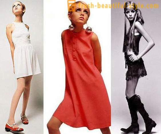 Haljina u stilu 60-ih godina. haljina modela