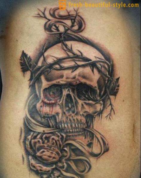 Tattoo „Lubanja”: što to tetoviran?