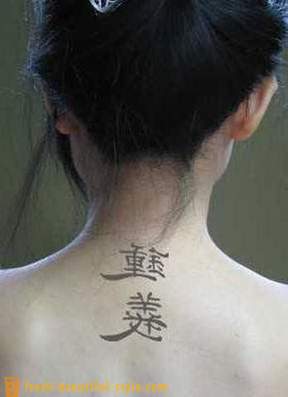 Kineski znakovi: Tetovaže i njihovo značenje