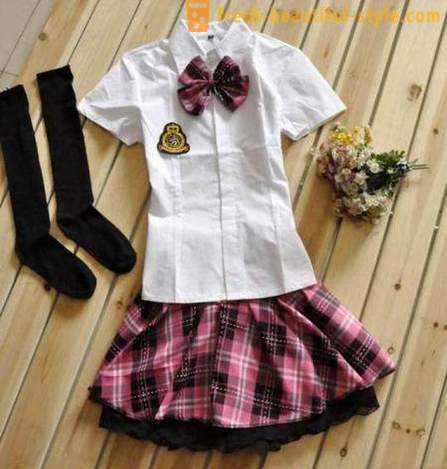 Japanski školska uniforma kao modni trend