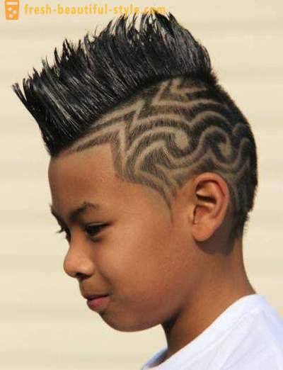 Trendi frizure za dječake. kreativne opcije