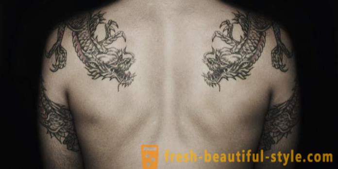 Muška tetovaža na leđima: profesionalce, kontra i opcijama skice.