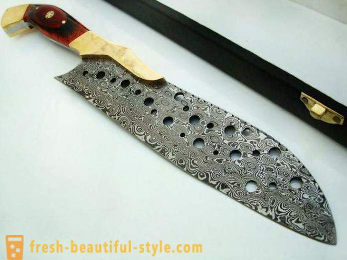Od Damaska ​​čelika noža: osnovne karakteristike