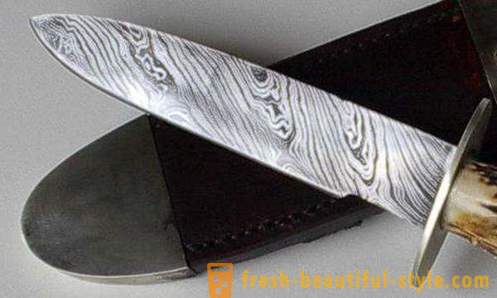 Od Damaska ​​čelika noža: osnovne karakteristike