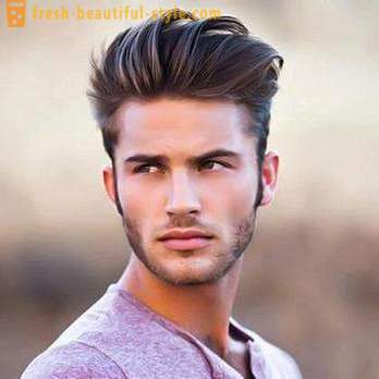 Muška frizura za srednje kose kod kuće (fotografije)