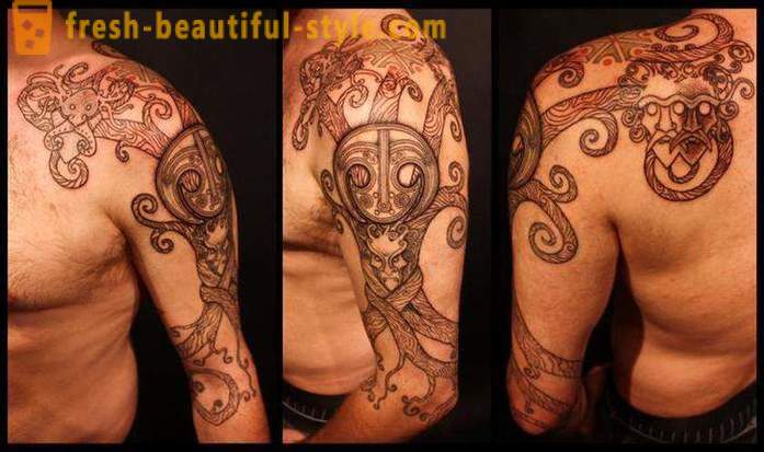 Slavenska muški tetovaža na ruci