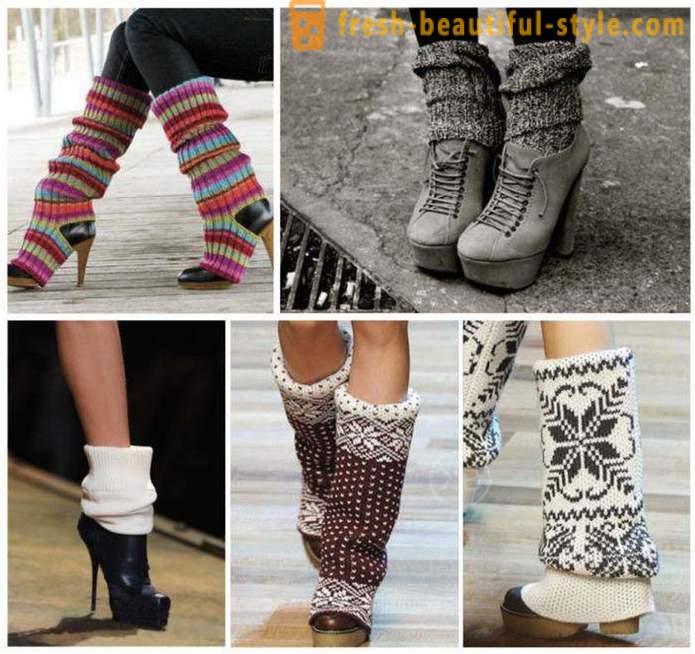Od čega se nositi tajice zime? Pletene čarape što obući?