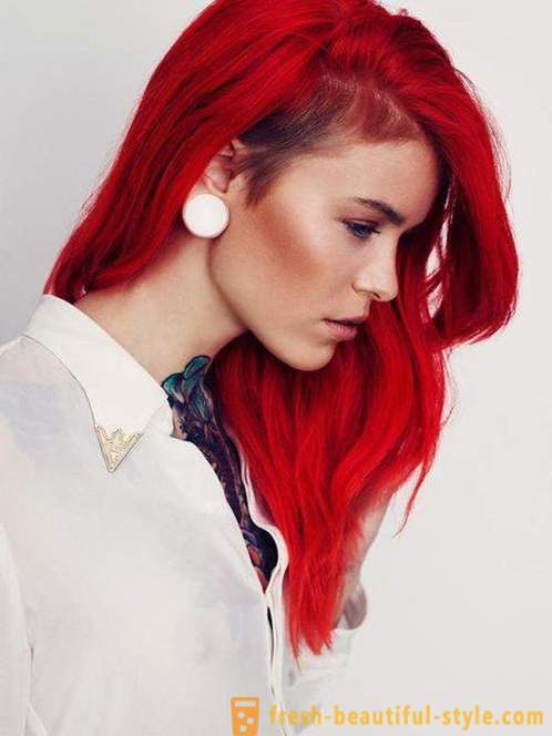 Crvena kosa - svijetle i hrabar slika
