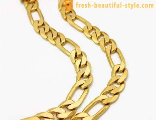 Muška zlatni lanac - fin ukras