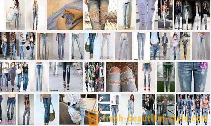„Mučili” trapera: kako napraviti ripped jeans sa svojim rukama?